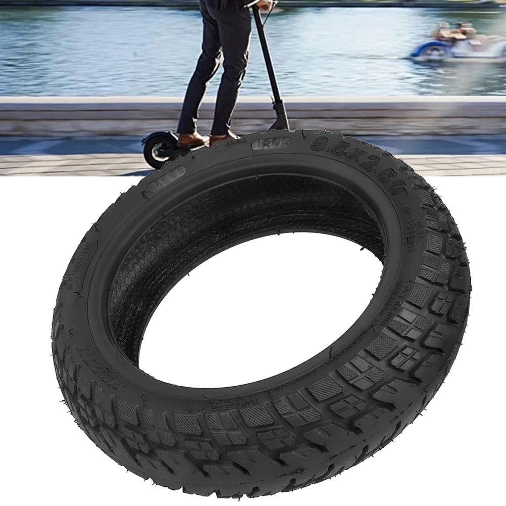 Premium OffRoad Experience With 9 5 Inch 9 5x2 50 Tubeless OffRoad Tyre For NIU KQI3 Electric Scooter, Durable And Wearproof