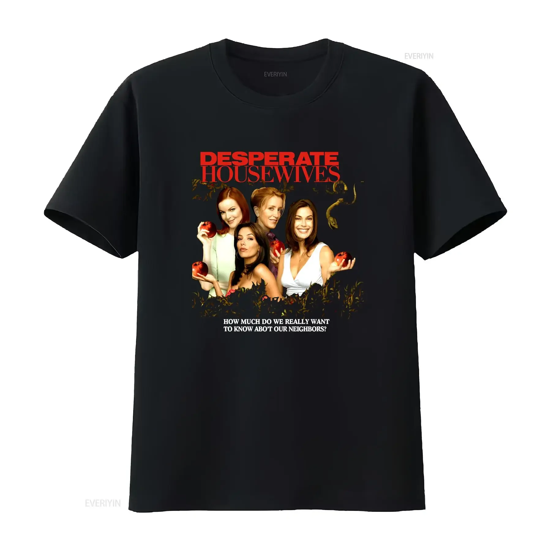 Desperate Housewives Large Size T Shirt Brand New vintage Washed Comfortable Casual Soft Stretched Unisex Top For Everyday Wear