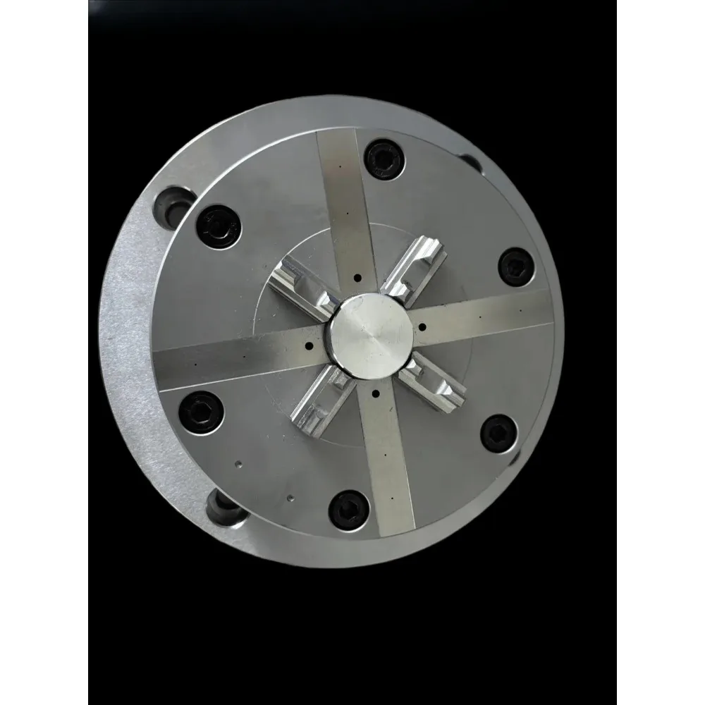 for A-ONE 3A-100050 Auto Power Chuck 150 with Plate 2 Air Tubes 4-M8 Screws for Machine Tools Accessories