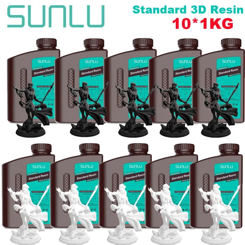 SUNLU UV Resin Photopolymer Resin 1kg Resin Standard 3D Printer Photopolymer Resin LCD 3D Printing 405nm UV Curing