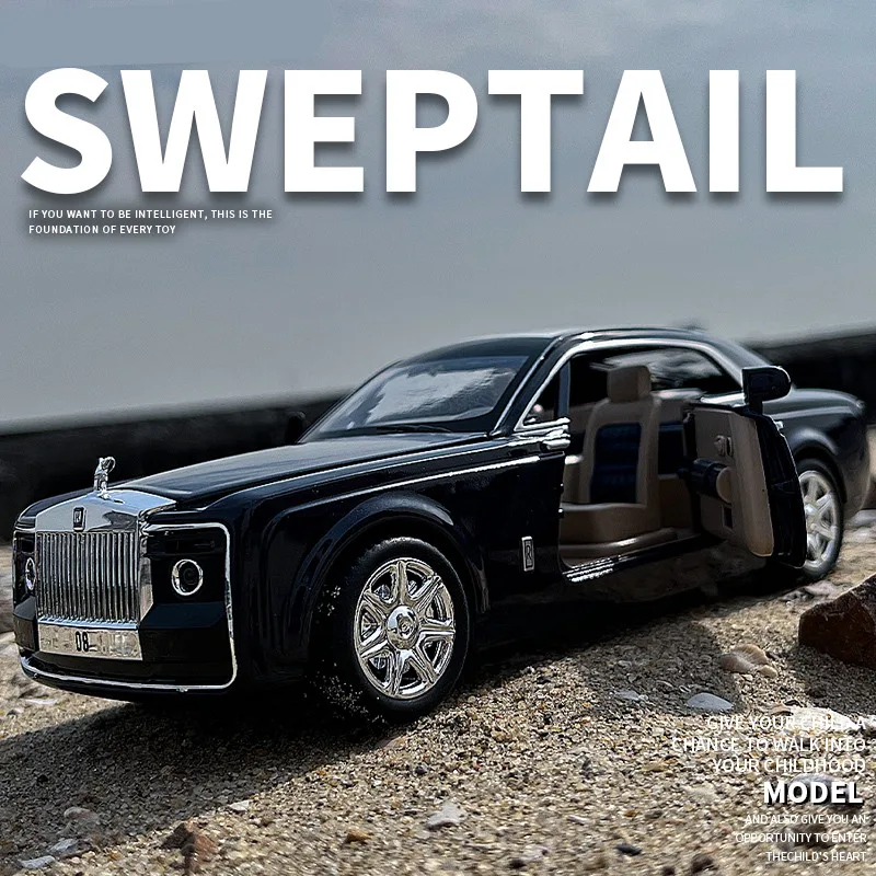 1:24 Rolls Royces Sweptail Alloy Luxury Car Model Diecast & Toy Vehicles Metal Toy Car Model Collection Simulation Children Gift