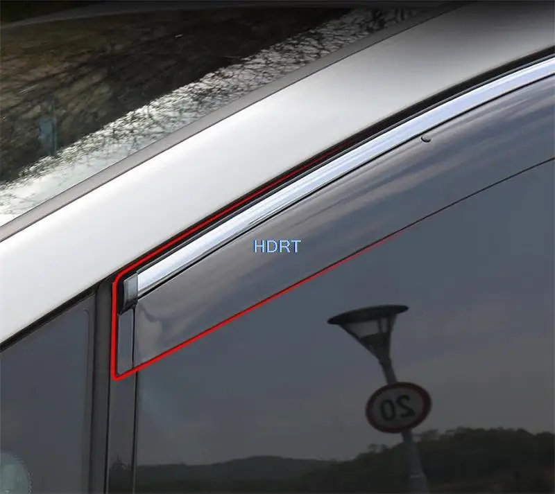 Rain Deflector For Honda Odyssey 2009-2019 / Elysion 2018 + Car Styling Window Visors Rain Sun Guard Vent Smoke Shade Shelters