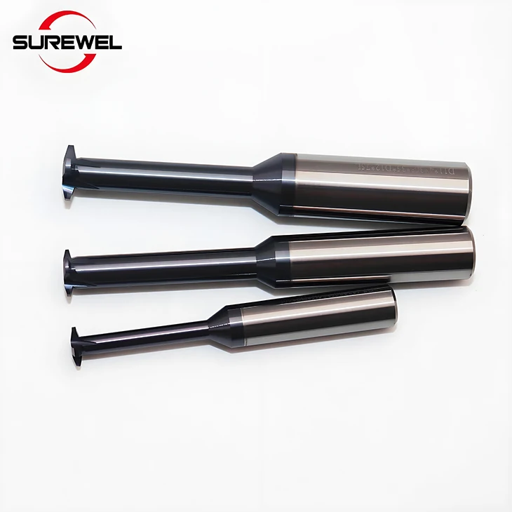 SUREWEL 30 ° Trapezgewindefräser HRC65 Hartmetall-Schaftfräser CNC-Bohr- und FräsmaschineHerstellung von 50 mm 75 mm 100 mm Wolf – Detail 3