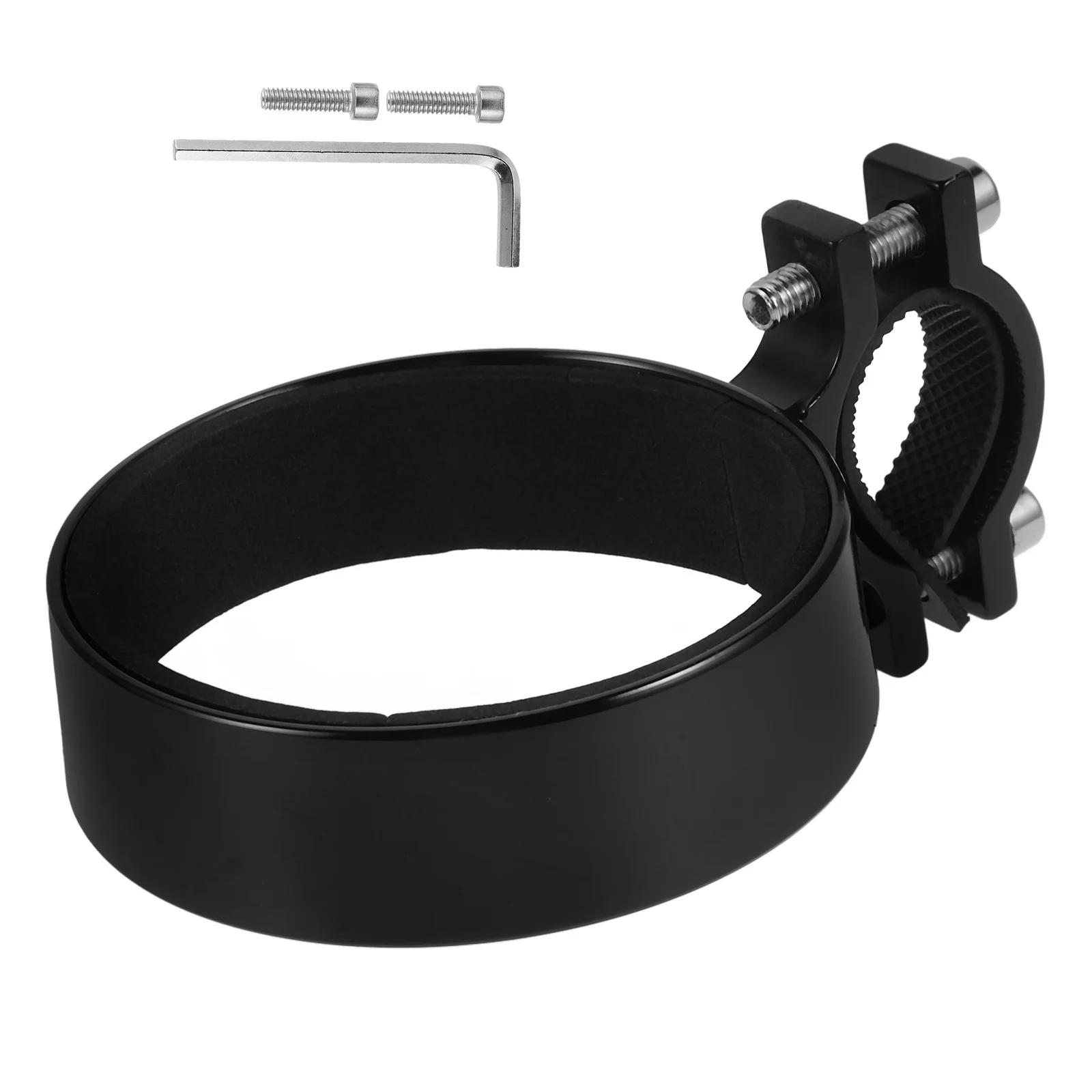Universal Bicycle Cup Holder Aluminum Alloy Secure Hold for Bike Handlebar Quick Install Durable Lightweight Cup Holder