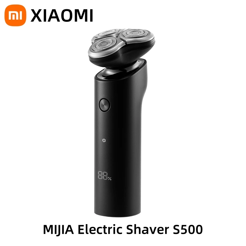 XIAOMI MIJIA S500 Electric Shaver Dry Wet Shaving Triple Blade Trimmer Beard Floating Head Men\'s Shaver Electric Razors Machine