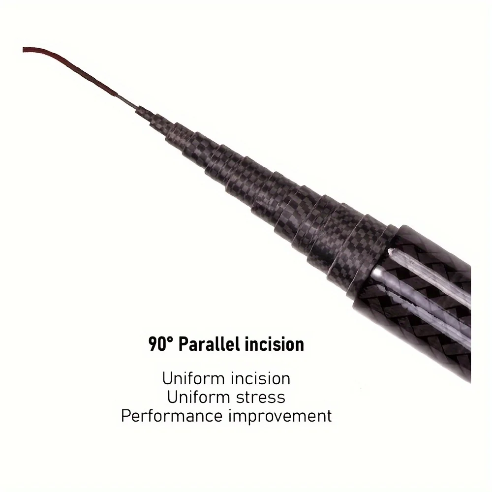 BAKAWA Ultraleichte Carbon-Angelruten 1,8M-7,2M Tragbare Teleskop-Reise-Mini-Stream-Feeder-Rute Harte Pesca Karpfen-Süßwasser-Angelrute – Detail 7