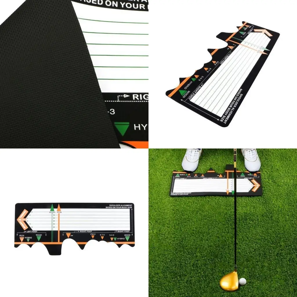 

M5TC Beginner Golf Practice Swing Mat Swing Practice Mats Golf Swing Corrector Trainer Practice Mat Easy to Use