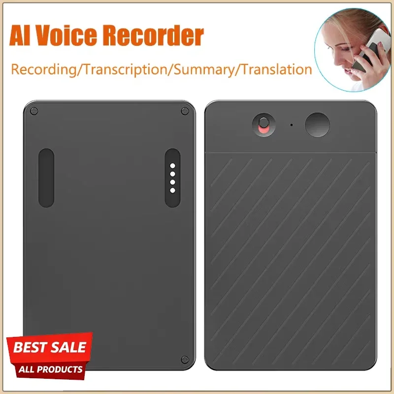 AI Audio Recorder with ChatGPT, Real-Time Transcription & Summarization for Meeting Lecture Interview
