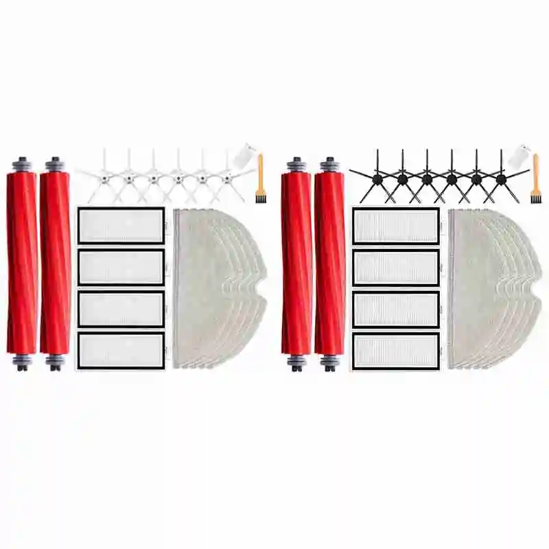 Robô Aspirador Acessórios, Peças De Reposição, Escova Lateral Principal, Filtro Hepa, Mop Trapos, Roborock Q7 Max, Q7 Max +, T8