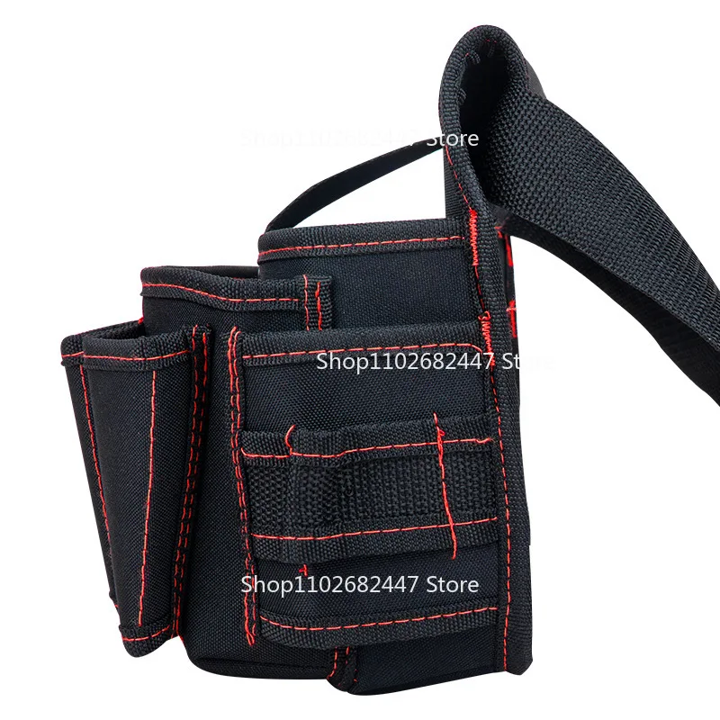 

Поясная сумка для инструментов, полиэфирная ткань, утолщенная износостойкая сумка для инструментов, утолщенная сумка для электрооборудования DL-P4/5