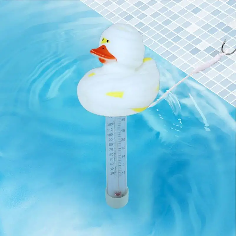 Water Temperature Gauge For Pool Duck Precise Temperature Gauge With String Temperature Gauge For Outdoor & Indoor Swimming