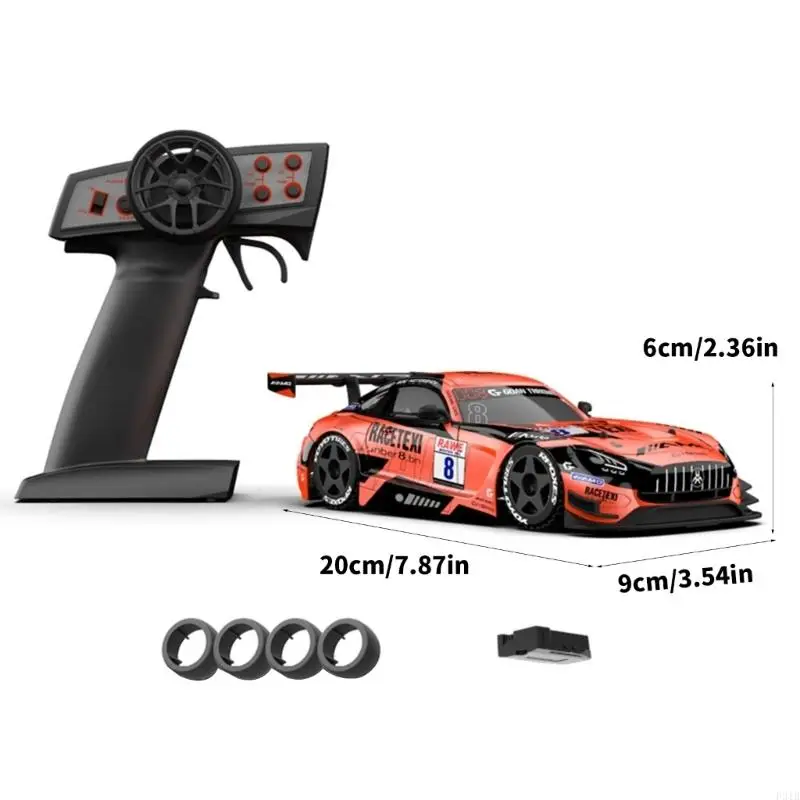 

1:24 Remote Control High Speed Car Toy for Boy Men 2.4Ghz Drift Car Model Vehicle Toy Full Proportion 2WD Play Vehicle P31B