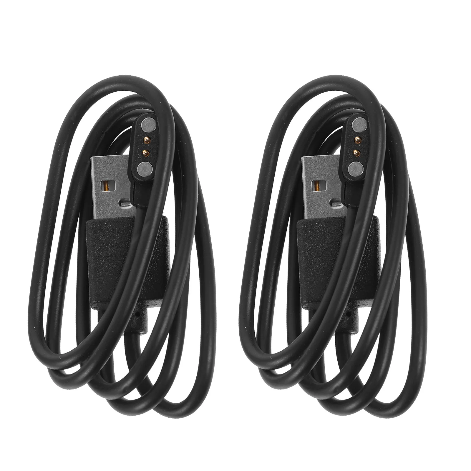 2Pcs Magnet Smart Watch Charger Magnetic Cable Charging USB Compatible Smartwatch Fast Cord Wire