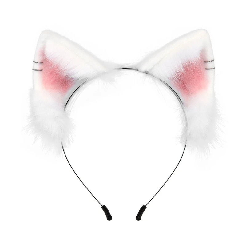 Diadema dibujos animados para orejas gato forma aro tocado fiesta disfraz Cosplay Pr