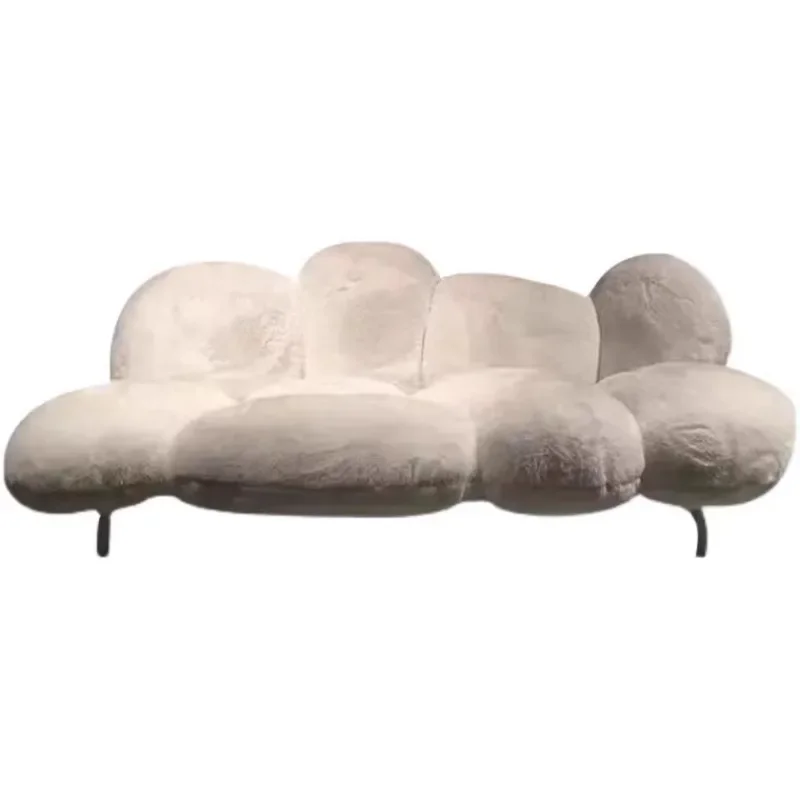 

Plush casual sofa chair imitation rabbit hotel living room bedroom Internet celebrity chair