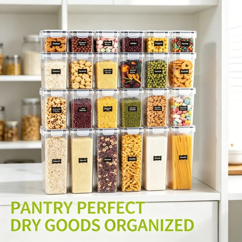 Stackable Sealed Organizer Boxes - 24PCS
