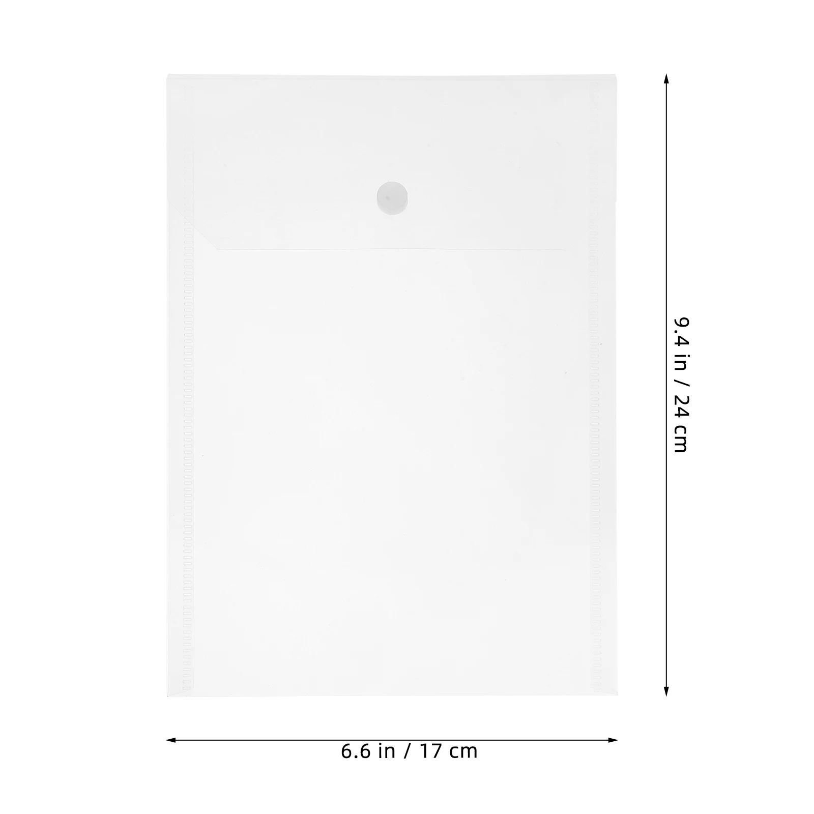 

12pcs File Organizer Clear Document Folders PVC Storage Folder High Capacity Office File Folder School Supplies