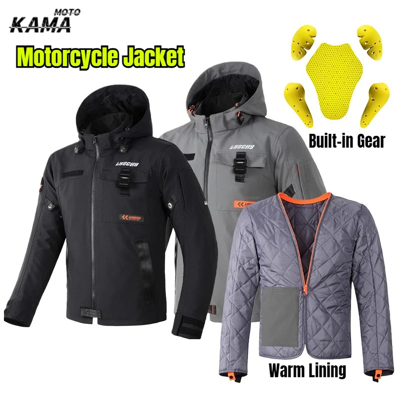 

Motorcycle Jacket Waterproof Windproof Motocross Cycling Men's and Women's Motorbike Motocross Racing Jacket Wear-resistant
