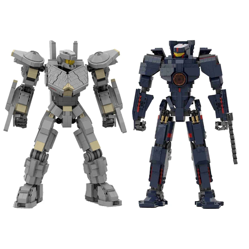 Serie Moive Titan Mecha Building Block MOC Pacific Robot da combattimento Armatura da battaglia meccanica Modello di assemblaggio Puzzle Giocattolo Regalo di compleanno