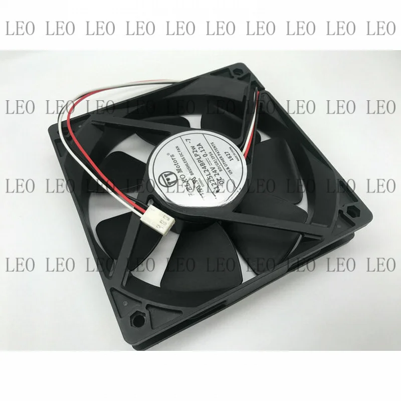 MY 1pcs  For PELKO MOTORS R1225L24BPLP2w -7 DC24V 0.12A 12CM fan 2pin