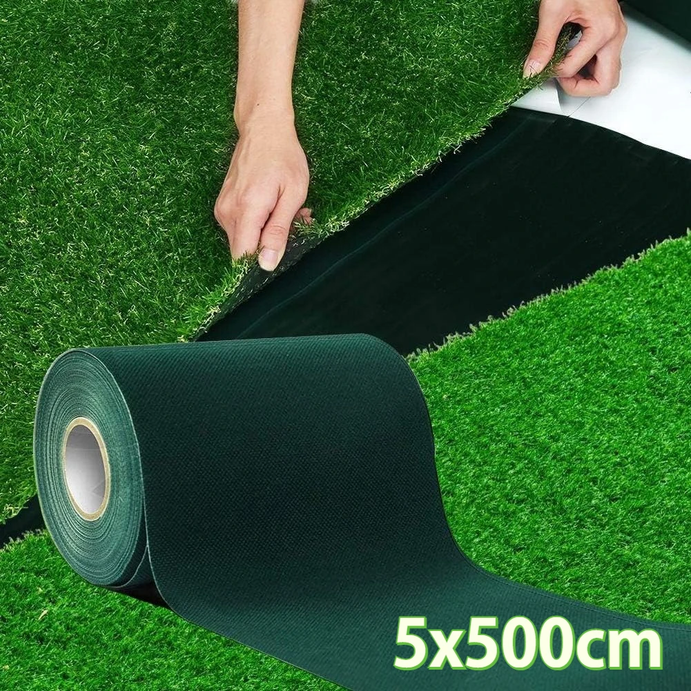 Artificial Grass Turf Self Adhesive Seam Tape Lawn,Turf,Carpet Jointing for Lawn Garden Carpet Simulation Grass Connection