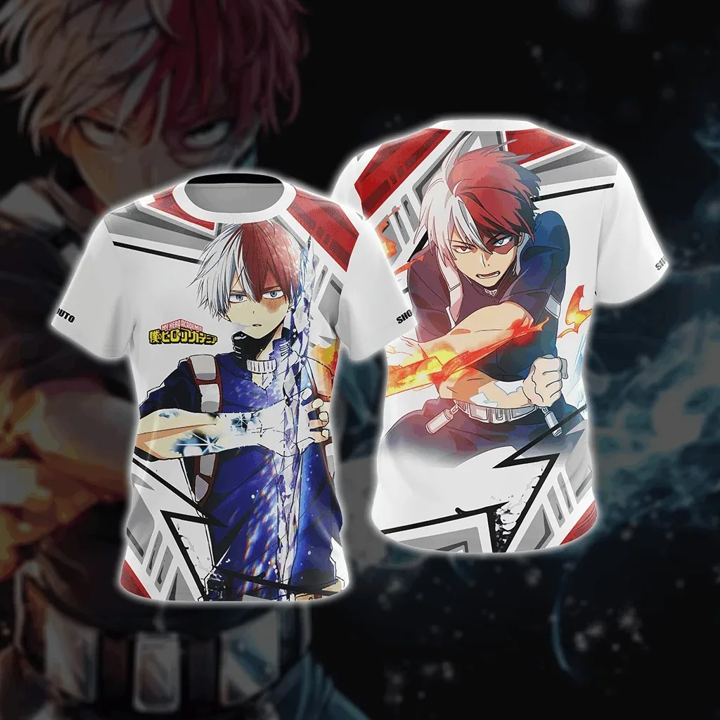 New Summer Men T Shirt All Might My Hero Academia 3D Print Children\'s Unisex T-shirt Cartoon Anime Casual Oversized Clothes Tops