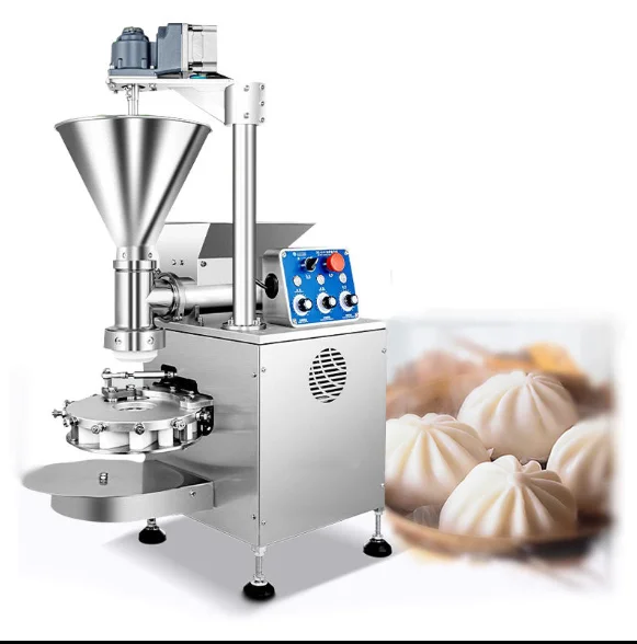 Commercial Desktop Steamed Bun Machine Automatic Baozi Forming Maker for Breakfast Stall Meat Vegetable Bun 50pcs/min
