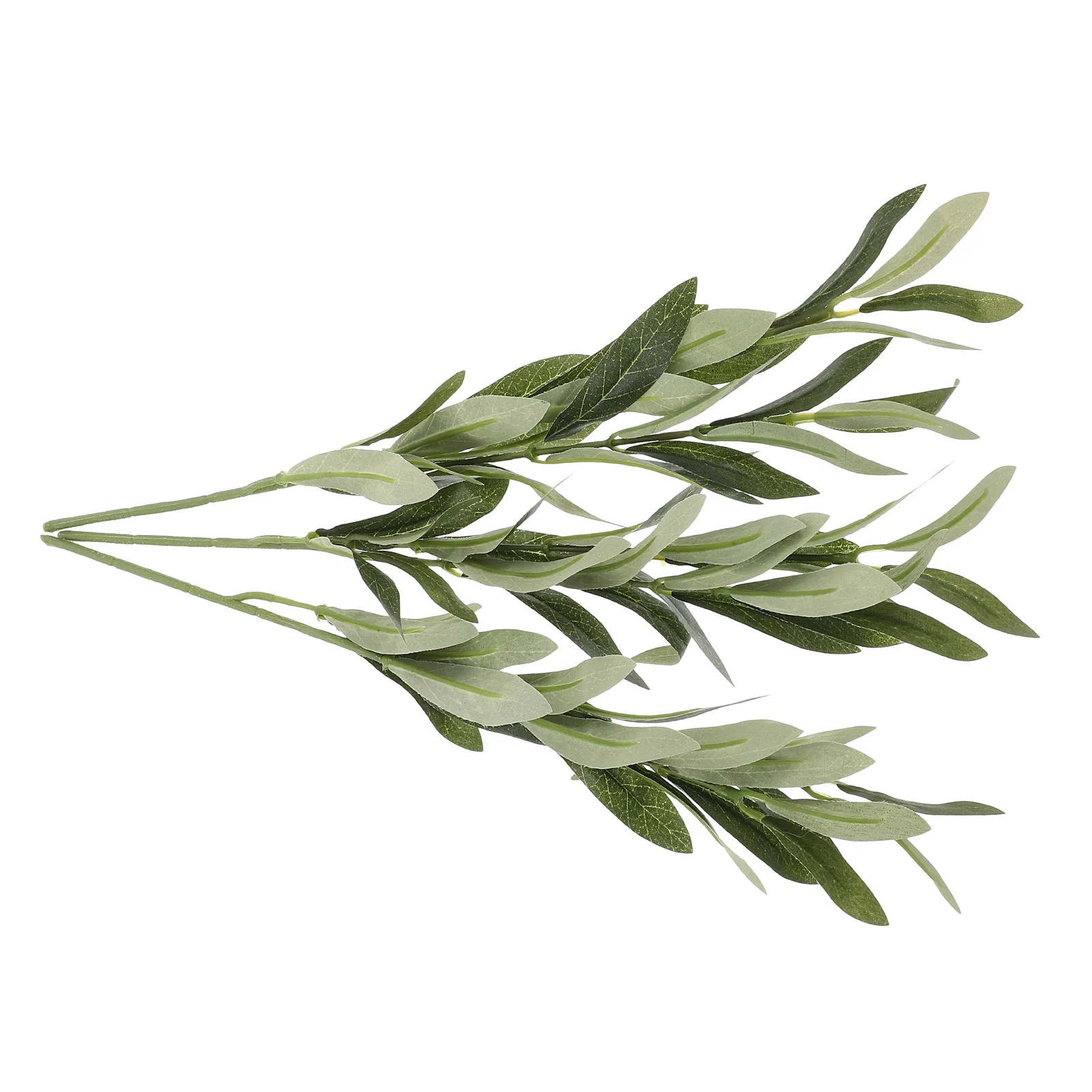 

3pcs Artificial Olive Branches Realistic Faux Olive Stems For Home Wedding Party Decor Desktop Plant Accessory Fake Tree