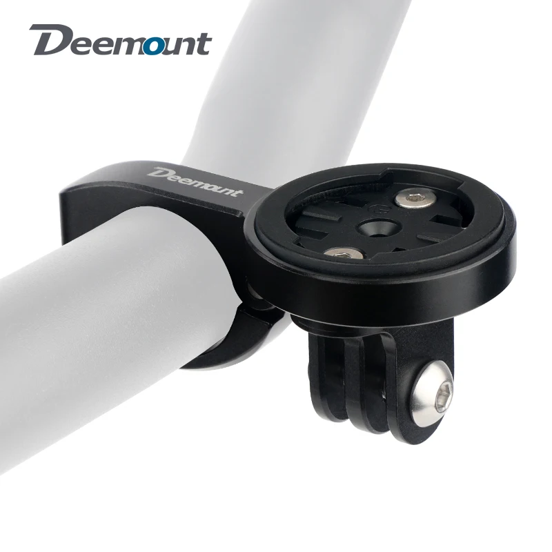 

Deemount Bicycle Computer Stand TT Handlebar Speedometer Bracket Alum Holder for Garmin Bryton iGPS XOSS Wahoo Fits GoPro Camera