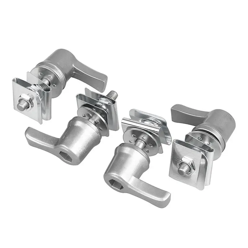 Stablize Silver Saddlebag Lock Mounting Screw Kit For Touring Road King Electra Street Glide