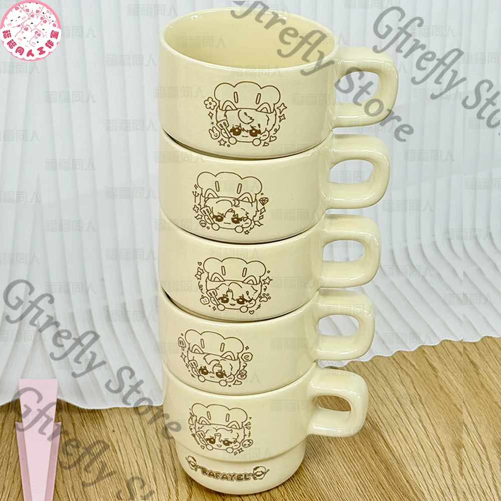

Love and Deepspace Xavier Ceramic Sylus Stoup Drink Water Tumbler Rafayel Rim Glass Mug Cup Anime Tumblerful Caleb Gift
