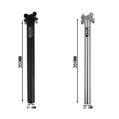 Imagen 2 del producto UNO MTB bicicleta de carretera tija de sillín de aluminio 27,2/30,9/31,6mm * 350/400mm tija de sillín de bicicleta tubo de sillín