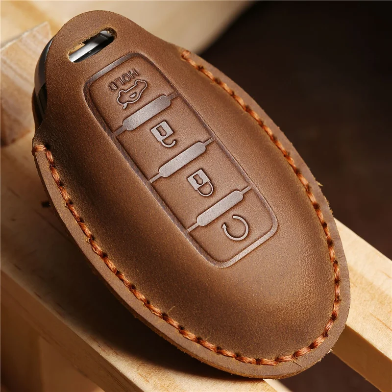 Car key cover case for nissan juke leaf micra k12 note patrol qashqai j11 j10 tiida versa x-trail xtrail x trail t32 Infiniti