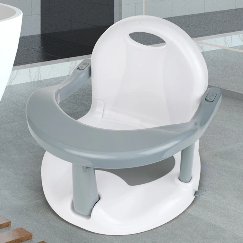 Asiento plegable para bañera, silla baño bebé, soporte para bañera, ventosa antideslizante, regalo para ducha bebé para