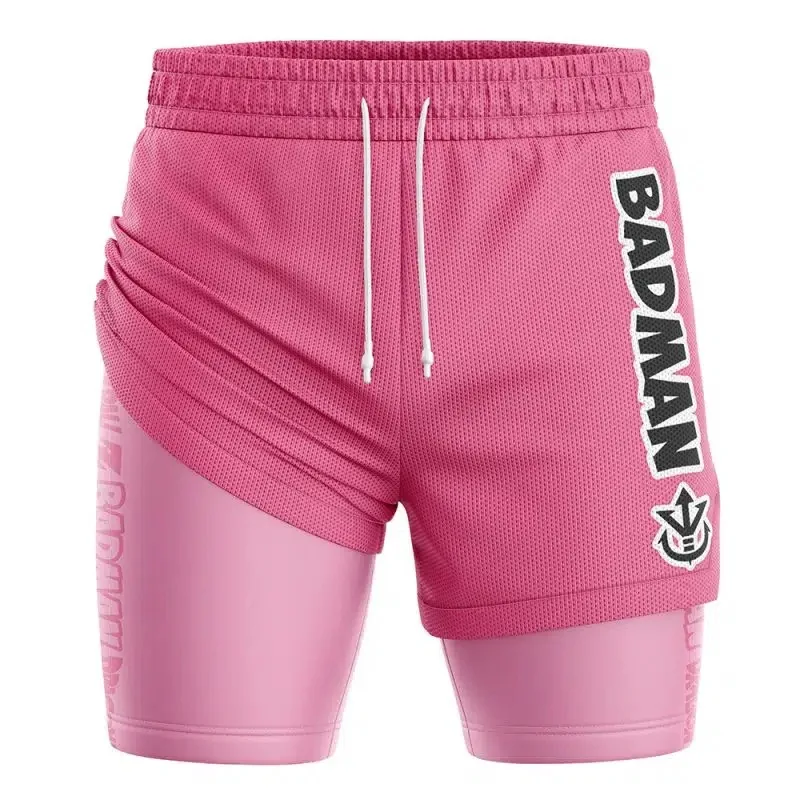 2026 New Men's Two-piece Sports Shorts, Double-layer Design, Anti-exposure, Quick-dry, Fashionable