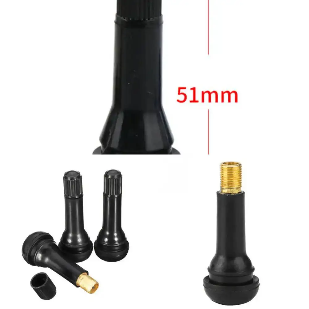 

Snap-In Rubber Tyre Tire Tubeless Universal Car Vacuum Tr414 Valve Stems For Auto Motorcycle ATV Wheel Accessories