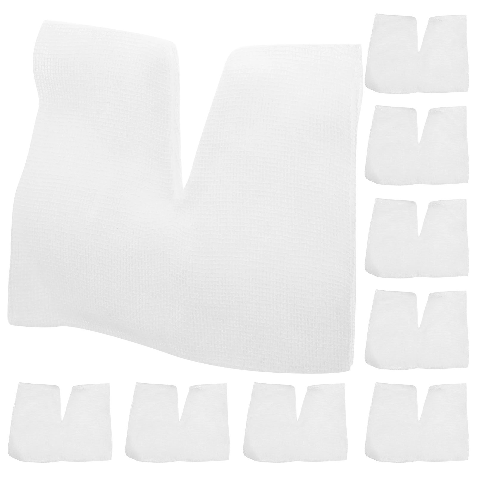 

20pcs Tracheotomy Gauze Pads Small Wound Dressing Nonstick Mesh Bandages Sterile Breathing