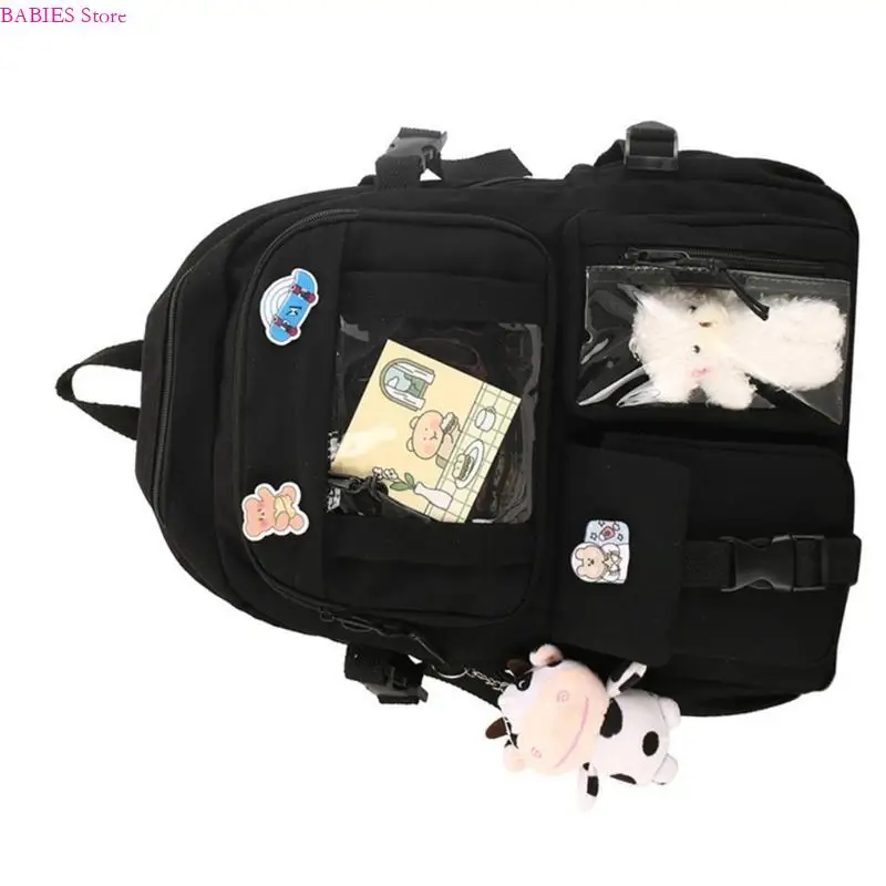 

C9GB Fashionable Harajuku School Bag for Girls Spacious and Comfortable to Carry