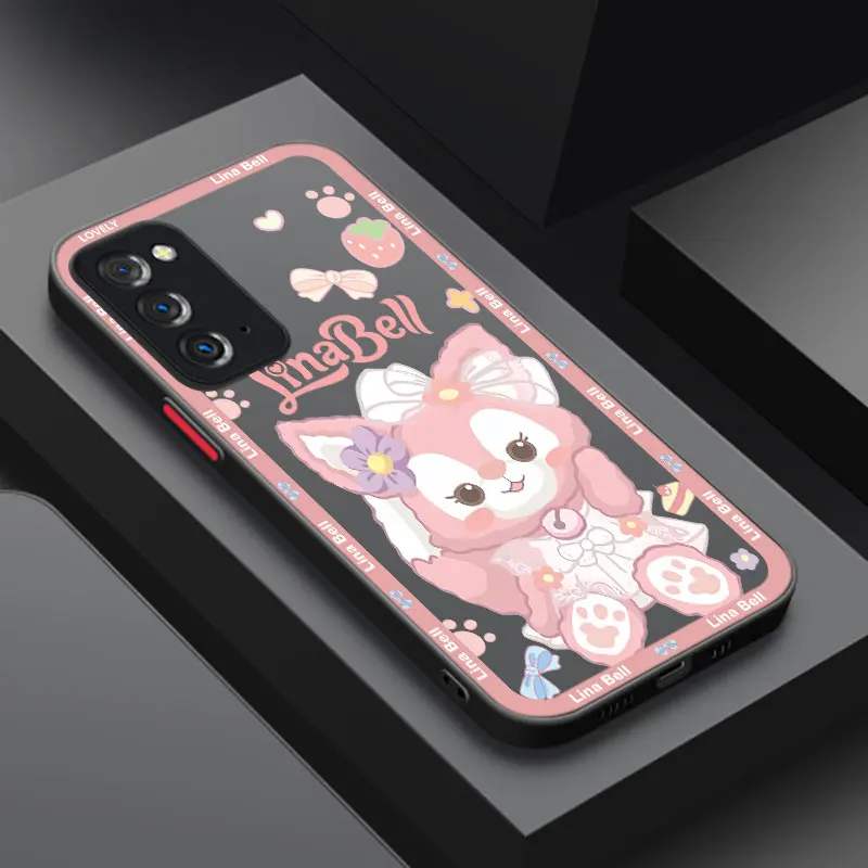 Cute LinaBell Fox Phone Case For Samsung Note 10 Lite 20 M01 M02 M30 M40 M60 S M23 M33 M42 M52 M53 5G M11 M20 M22 M31 M32 M51M62