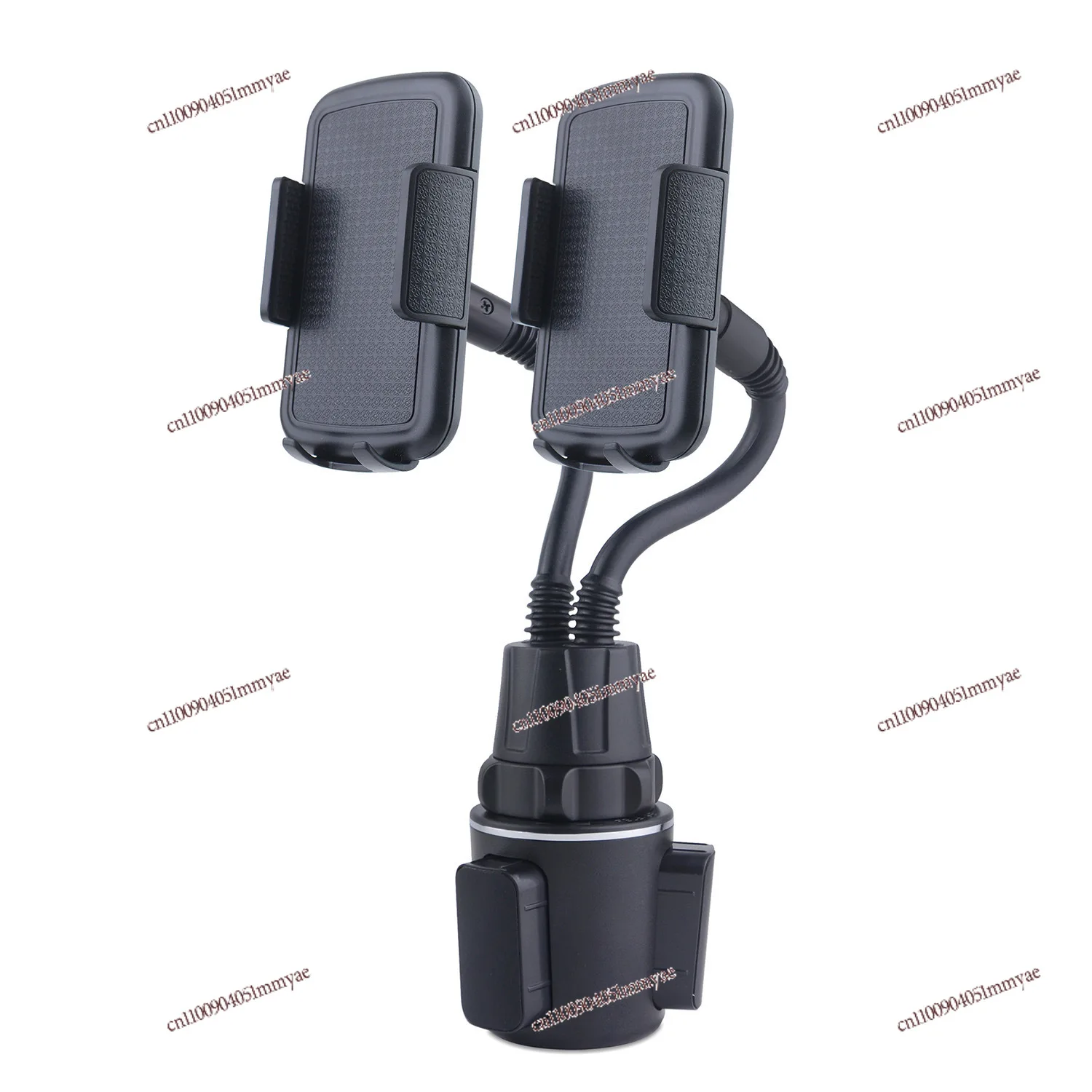 Dual position car water cup holder mobile phone holder double rod holder