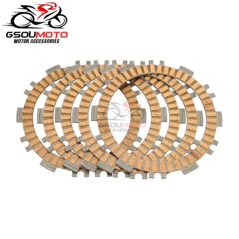 Engine Carbon Fibre Clutch Disc Friction Plates & Steel Plates Kit For Yamaha T-MAX500 TMAX500 TMAX 500 XP500 2001-2011