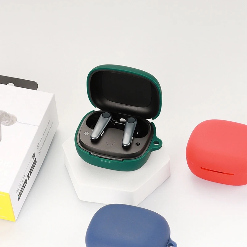 Compatible for EarFun Air Pro 3 Shockproof Headphone Sleeve Impact-resistant Housing-Anti Dust Washable-Silicone Cover .