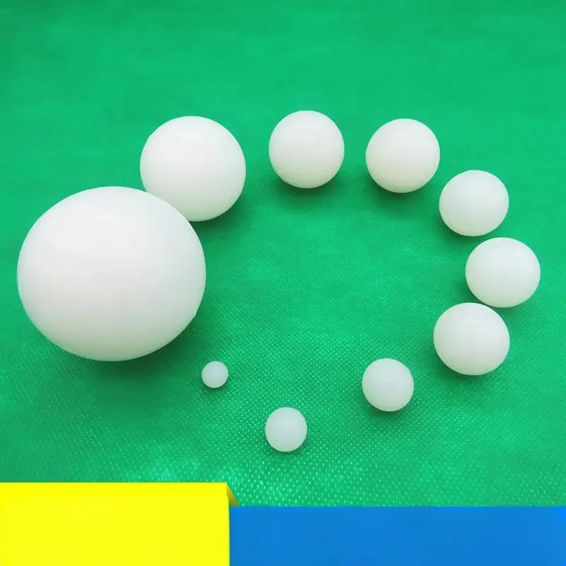 100/500/1000/5000/10000Pcs Diameter 2mm-10mm White Solid Silicone Ball Vibrating Screen Silicone Ball Wooden Door Elastic Ball