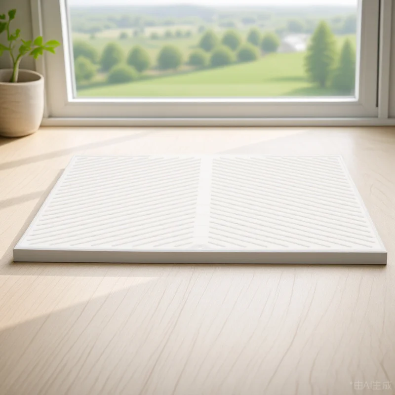 

Silicone Dish Drying Mat Large Non-Slip Foldable Kitchen Sink Mat Heat Resistant Drain Pad For Dishes Fruits Vegetables