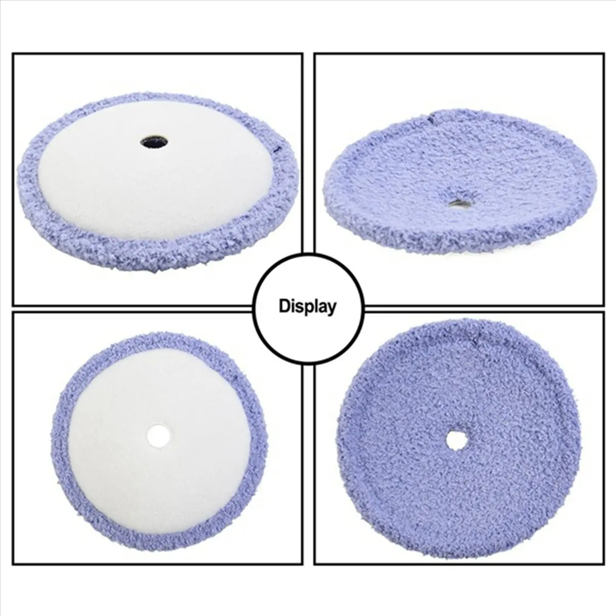 MSOR 8Pcs Mopping Cloths for EVERYBOT Edge RS700 RS500 Replace Washable Microfiber Mop Pads Household Clenaing Tool