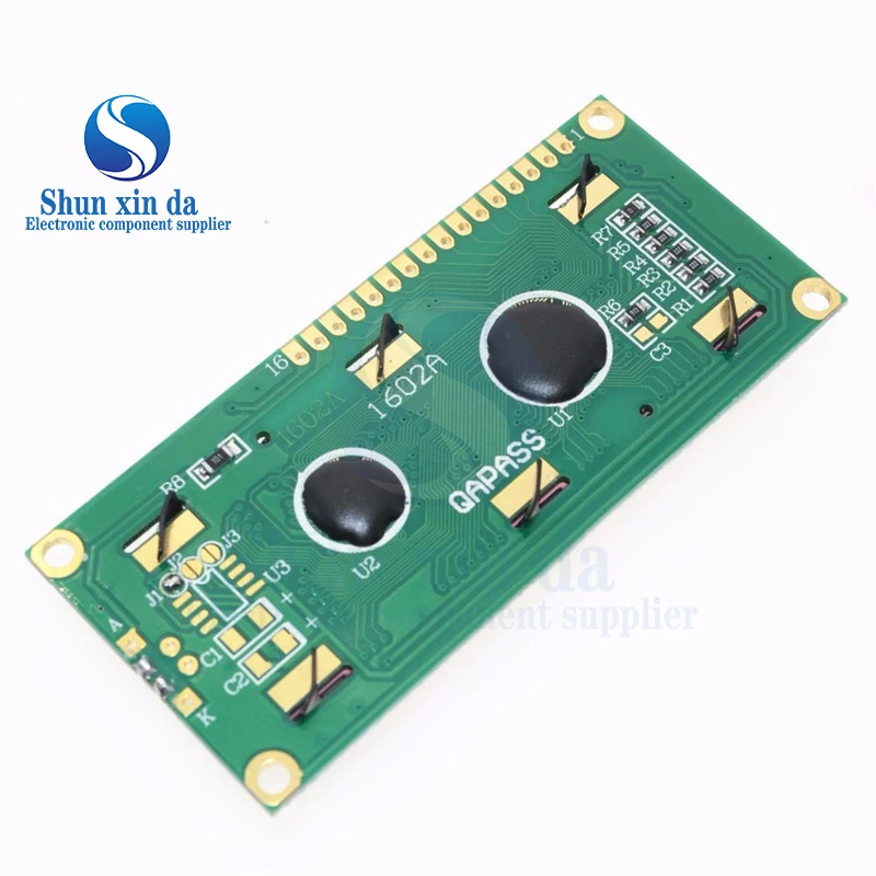 1 pièces LCD1602 1602 module écran vert 16x2 caractères Module d'affichage LCD.1602 5 V écran vert et code blanc pour arduino