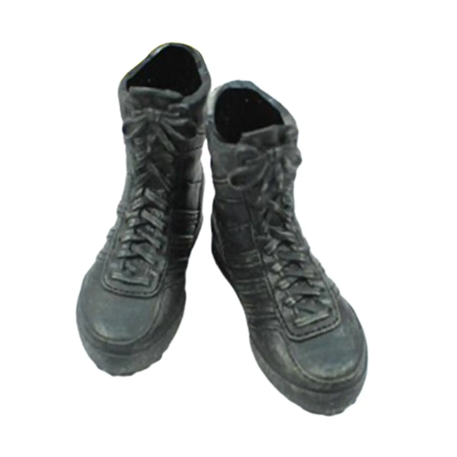 Men Figures Boots, 1/6 Miniature Shoes for 12in Doll Model, Male Action Figures