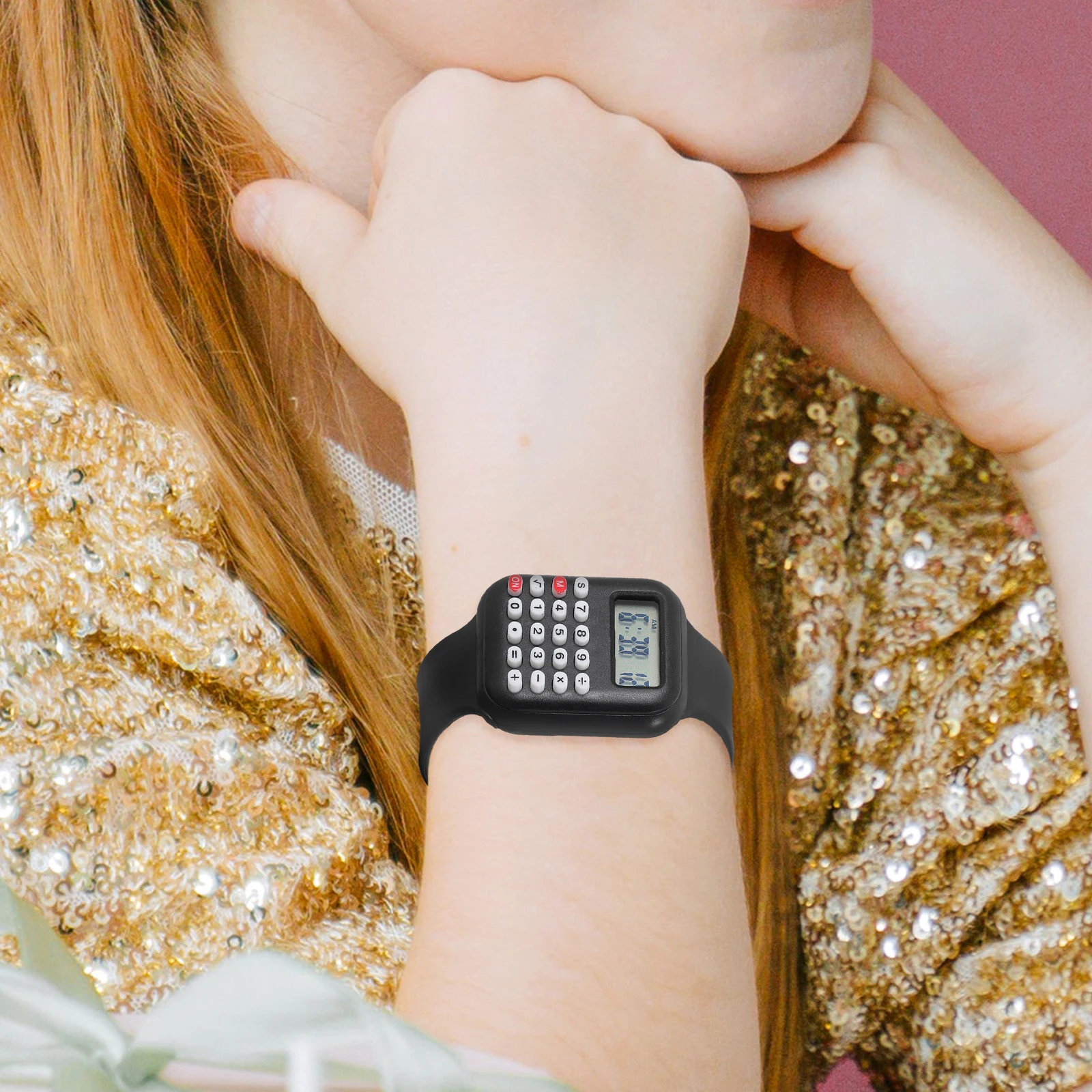 

2pcs Calculator Watch for Kids Children Electronic Calculation Wrist Watches Boys Girls Math Learning Tool Portable Fun