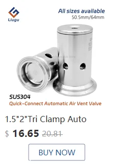 Sanitär-Tri-Clamp-Absperrklappe aus Edelstahl 304, Quetsch-Auslösegriff, 3/4"-4" Außendurchmesser, Durchflusskontrollventil für Milchprodukte und Brauen – Detail 6
