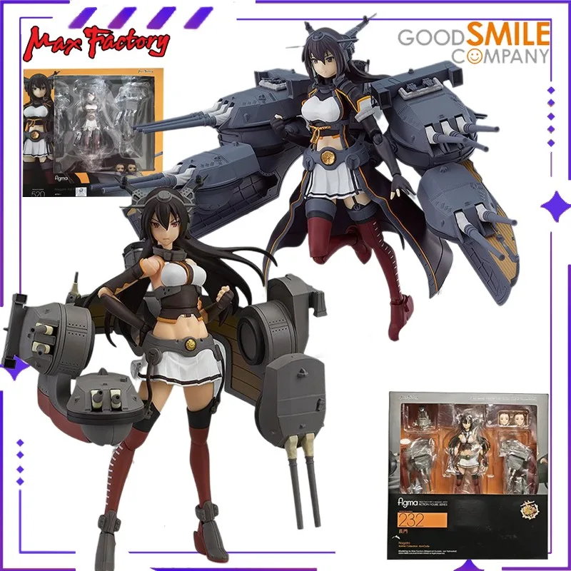 

New Spot Max Factory Original Figma # 232 Fleet Collection Nagato Anime Mobile Assembly Handmade Doll Model Toy Gift Collection